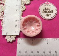 Saura's Brooch Silicone Mold By Oh! Sweet Art FDA Approved for Food, Cupcake Toppers N2