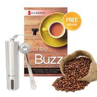 Gala Maison Manual Stainless Steel Coffee Grinder with Coffee Spoon N7