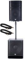 Cerwin-Vega P1500X - Portable Powered PA Speaker &amp; P1800sx Active Subwoofer N2