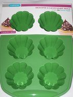 Silicone Cupcake Baking Mold (Green)