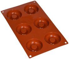 Matfer Bourgeat Gastro Flex Savarin Mold, Red