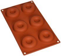 Matfer Bourgeat Gastro Flex Savarin Mold, Red N2