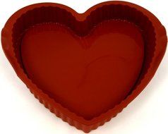 World Cuisine Non-Stick Silicone Mold, Heart N3