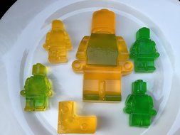 Premium 8pc Lego Candy Molds&ndash;Chocolate Molds&ndash;Jello Molds&ndash;Fondant Molds&ndash;Non Stick-Easy to use&ndash;Strong&amp;Durable-Silicone... N7