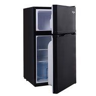 Giantex 2 Door 3.4 Cu. Ft Compact Refrigerator, Black N5