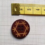 Coconut shell buttons 'Wood of Beauty' N7