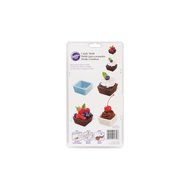 Wilton 2115-0009 Square Cup Candy Mold N8