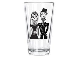 Corkology Los Novios Pint Glass, Clear