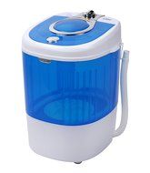 id&eacute;e HCWM01WE Portable Single Tub 5.5 lb Capacity Semi-Automatic Mini Washer, Blue/White N5