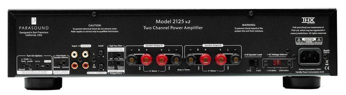 Parasound 2125v2 150 Watt Stereo Power Amplifier
