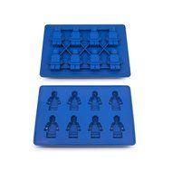 Sorbus&reg; Silicone LEGO Candy Mold and Ice Cube Tray with Building Bricks and Figures N6