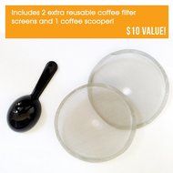 TAOindustry French Press Coffee Maker Double Wall Stainless Steel - Heat Resistant Columbia 8-Cup 1 Liter + FREE... N5