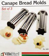 VillaWare Canape Bread Molds