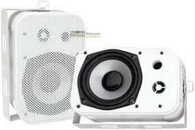 Pyle PylePro PDWR40W 5.25in Indoor/Outdoor Waterproof Speakers Pair 2-way - Cable - 200 Watts RMS / 400 Watts...