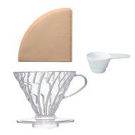 HARIO V60 Dripper Set Transparent 1-4 Person Use VDFT-02T
