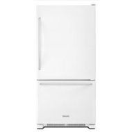 KitchenAid&reg; 19 cu. ft. 30-Inch Width Full Depth Non Dispense Bottom Mount Refrigerator