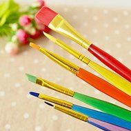 Y&amp;XL&amp;H 6PCS Artist Brushes Fondant Color Pen Colorful Marker Toner Paint Stroke N5