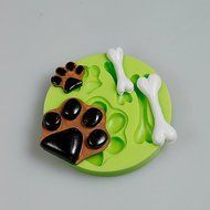 Y&amp;XL&amp;H Dog Paws Bones Silicone Molds Fondant Cake Decoration Sugarcraft Tools Polymer Clay Fimo Chocolate Candy...