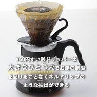 Hario V60 01 Coffee Dripper, Ceramic N24