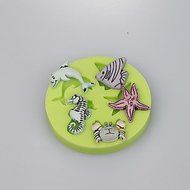 Y&amp;XL&amp;H Sealife Seahorse Shells CupCake Decoration Silicone Fondant Mold Sugarcraft Tools Polymer Clay Chocolate...