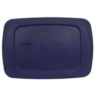 Pyrex Easy Grab - Blue 1.5 Quart Storage Lid Cover for Loaf Dish (2 Pack) N3