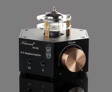 Nobsound NS-02E Vacuum Tube Headphone Amplifier Stereo HiFi Earphone Pre-Amp DIY (Black) N9
