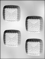 CK Products 2-3/4" Square Dessert Cup Choc Mold