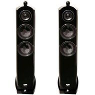 Earthquake Tigris Dual 8" / 2" / 1" 3 Way 500 Watt Audiophile Home Theater Tower Speakers Black Piano Finish Pr N5