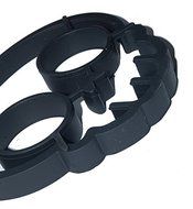 Blackcell Safe and practical FUNNY SIDE UP Egg Ring, Skull N3