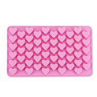 Sher 55 Cavity Heart Shaped Silicone Cake Mold Chocolate Mould (Random Color) N3