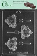 Cybrtrayd K152 Pumpkin Coach Lolly Kids Chocolate Candy Mold