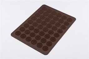 48 Hole Silicone Macaron Baking Mat for Microwave Oven FDA Standard N2