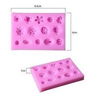 Sher Flower Flowers Fondant Cake Cake Chocolate Silicone Molds,Decoration Tools Bakeware N2