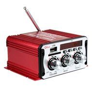 Kinter MA-600 2-Channel Output Digital Power Mini Amplifier AMP with Remote Control + 5A Power Supply + Tera Cloth... N5