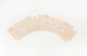 HUAL Cupcake Wrappers 50 Filigree Artistic Bake Cake Paper Cups it's a girl Lace Laser Cut Liner Baking Cup Muffin... N5