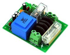 Electronics-Salon 115Vac Mains Power ON Delay Soft-start Protection Module, with 12 Vdc Regulator. N8