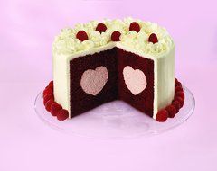Tasty-Fill Cake Pan Set-Heart 8.25 -Inch by 2.25-Inch
