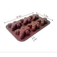 GUO -Silica gel Cake molds Chocolate mold Baking mold 5 pieces N2