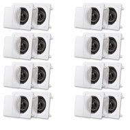Acoustic Audio CS-I63S In Wall / Ceiling 6.5" Speakers 8 Pair Pack 3 Way 4800 Watt CS-I63S-8PR
