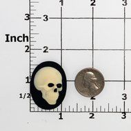 Gothic Skull Cameo Silicone Mold Food Safe Fondant, Chocolate, Candy, Resin, Polymer Clay, Jewelry, Craft Mold N4