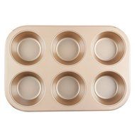 Yilove Non Stick 12 Cup Muffin Cupcake Pan (Black) N16