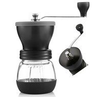 Mindkoo Manual Coffee Grinders Ceramic Burr Hand Crank Grinding Mill (Grey) N6
