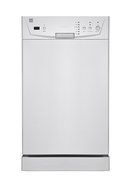 ECOAP WP 818-9239 Equator-Midea 18" Portable Dishwasher with 8 Place Settings, White
