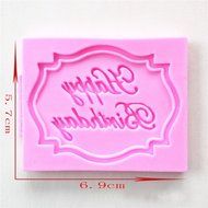 Happy Birthday Silicone Cake Fondant Mould Decorating Chocolate Baking Mold