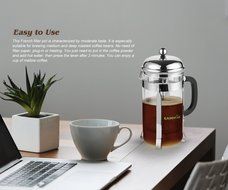 Mindkoo Manual Coffee Grinders Ceramic Burr Hand Crank Grinding Mill (Grey) N15