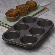 Ecolution Bakeins 12 Cup Muffin and Cupcake Pan &ndash; PFOA, BPA, and PTFE Free Non-Stick Coating &ndash; Heavy Duty Carbon... N15