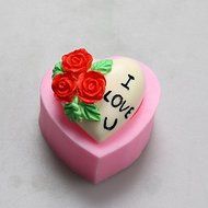 Y&amp;XL&amp;H Valentine's Day Gift Rose Love Chocolate Silicone Molds,Decoration Tools Bakeware N4