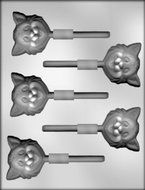 CK Products 2-1/8-Inch Happy Kitty Sucker Chocolate Mold