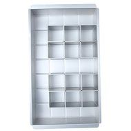 JVR&reg; KC10 Aluminum Alloy Alphabet Numbers Letters Cake Pan Jello Mold Baking Pan with 12pcs Squares to Make DIY...
