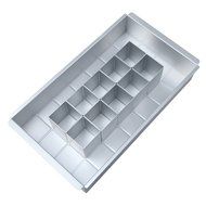 JVR&reg; KC10 Aluminum Alloy Alphabet Numbers Letters Cake Pan Jello Mold Baking Pan with 12pcs Squares to Make DIY... N2